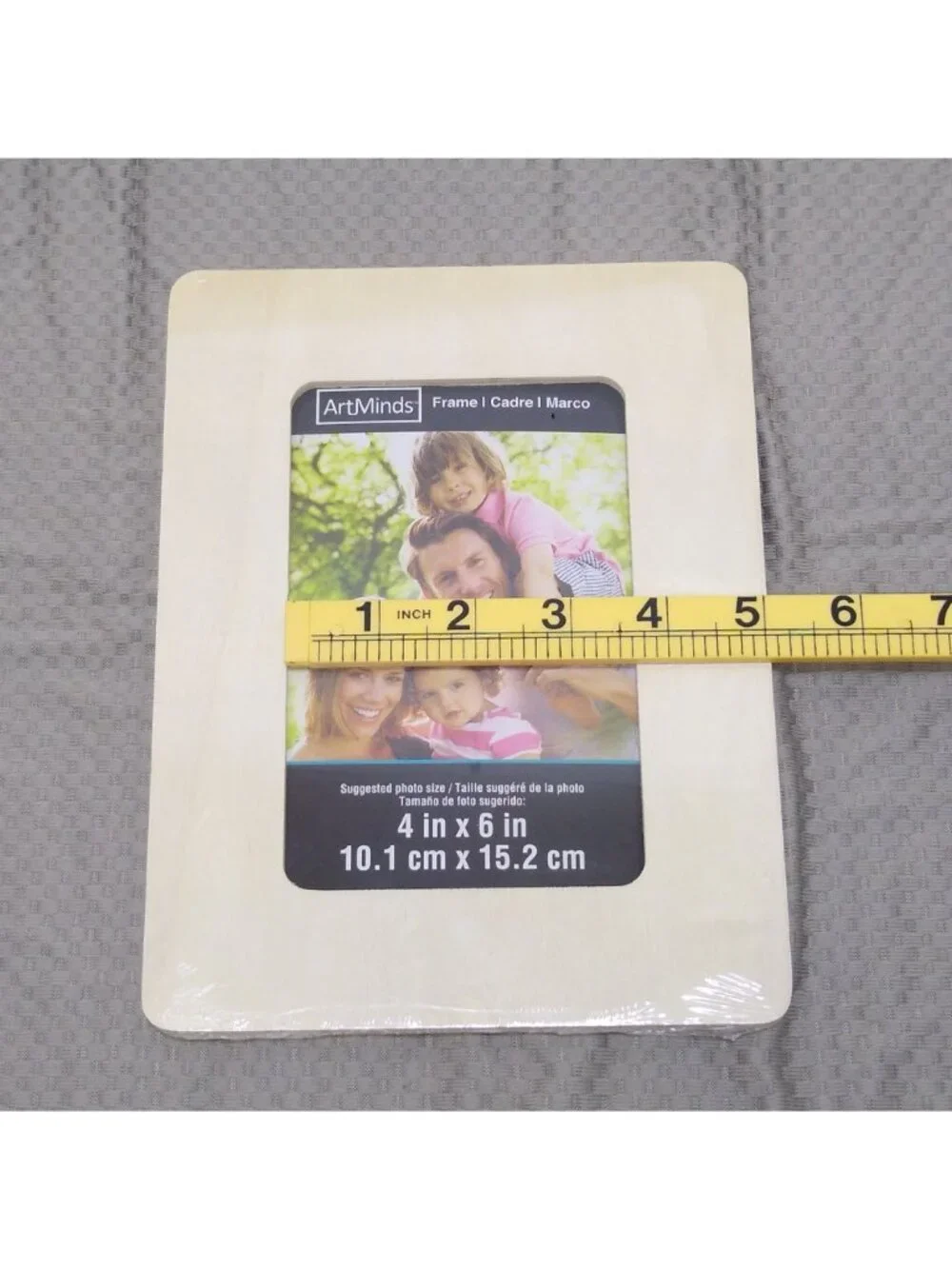 ArtMinds Unfinished Frame 4x6 in. Set of 2 Portrait or Landscape Natural Finish
